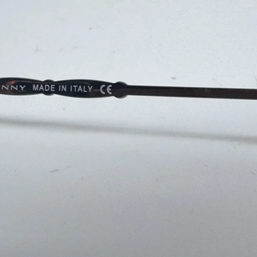 Genny 775-B 5339‎ Eyeglasses Frames Brown Rectangular Full Wire No Lens H1241